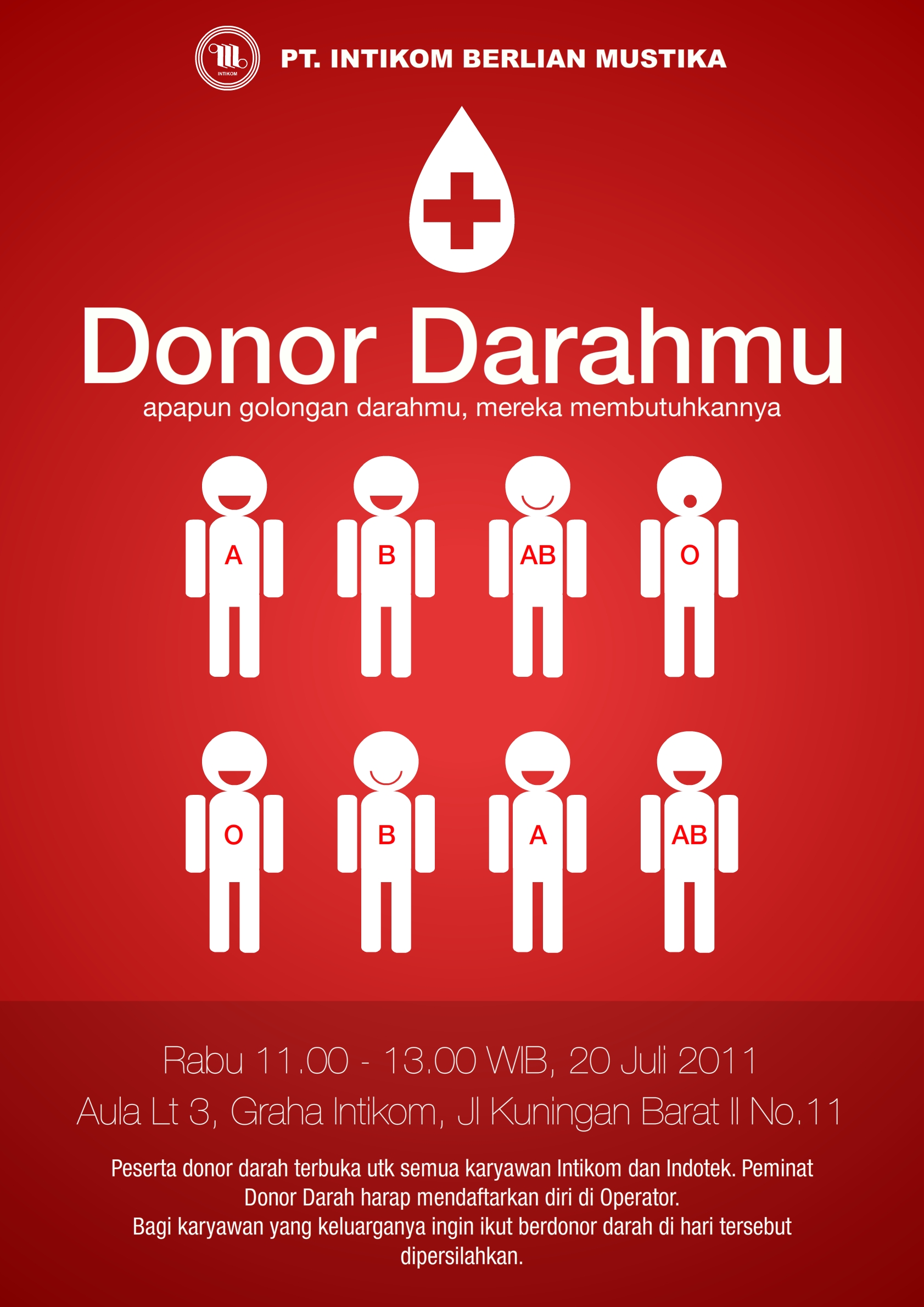 Donor Darah 20 Juli 2011  Intikom Community